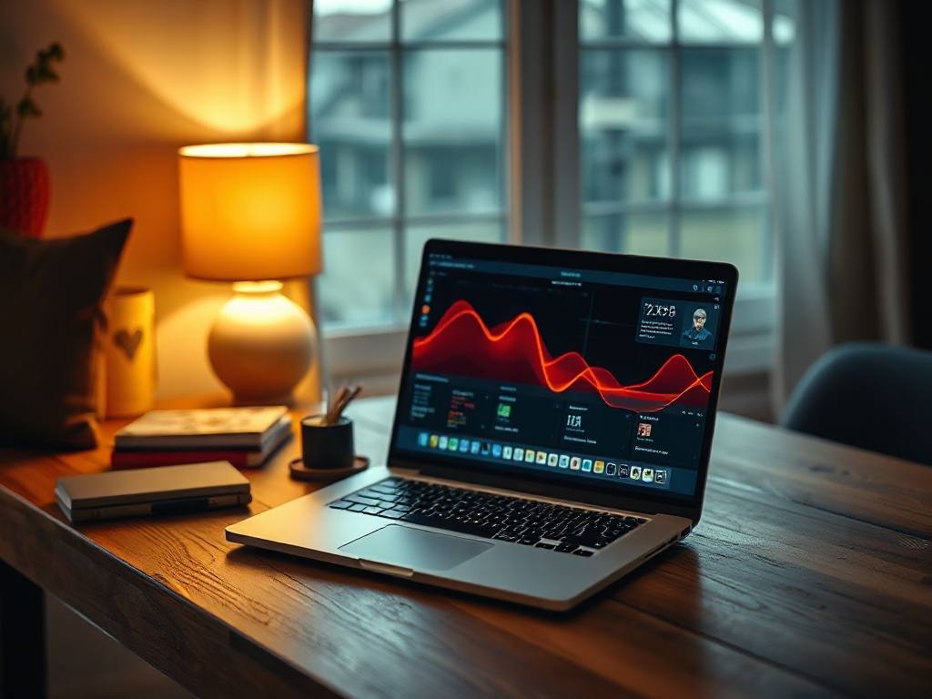 For IPTV Streaming-Features auf dem Laptop